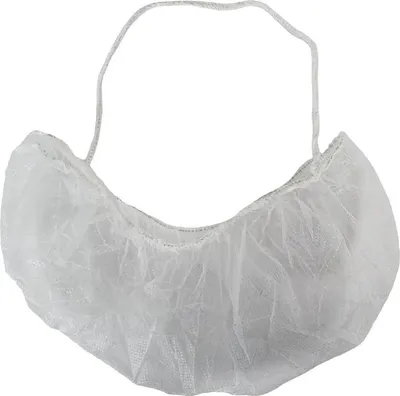 Produktbild von WETEC Reinraum Bartschutz, groß (Einweg Gesichtsmasken Mundschutz Bekleidung)