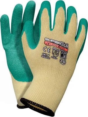 Produktbild von 3 Paar solide Arbeitshandschuhe Gartenhandschuhe mit Latexbeschichtung Größe 11