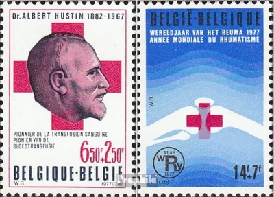 Produktbild von Briefmarken Belgien 1977 Mi 1892-1893 (kompl.Ausg.) postfrisch Rotes Kreuz von Belgien