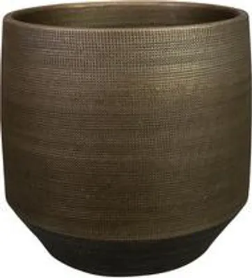 Produktbild von Ter Steege Blumentopf „Norell“, braun, Durchmesser 25 cm, Höhe 24 cm, Öffnung 21 cm