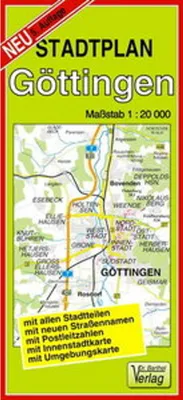 Image de Stadtplan Göttingen, Maßstab 1:20000