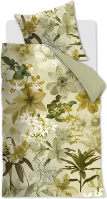 Produktbild von Beddinghouse Mako-Satin Bettwäsche-Garnitur Kiley Farbe Grün Größe 155x220+80x80