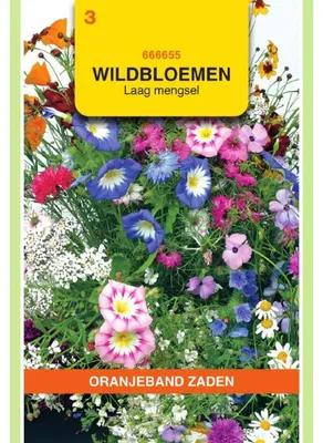 Imagen del producto de Oranjeband, mezcla de flores silvestres, variedad de bajo crecimiento - 1 paquete de semillas