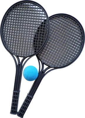 Produktbild von Softtennis - Set - 2 Schläger + Schaumstoffball