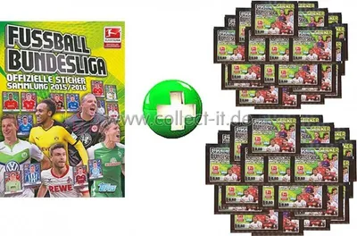 Immagine prodotto di Topps Bundesliga 2015/16 - Figurine da collezione - Album + 100 bustine