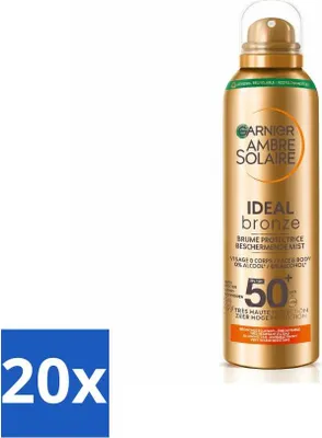 Produktbild von Garnier - Ambre Solaire - Schutznebel - Ideal Bronze - LSF 50+ - 150 ml - Vorteilspack - 20 Stücke
