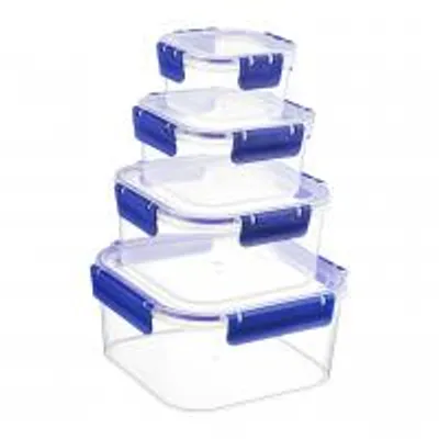 Immagine prodotto di H&H Set 4 Contenitori Easymix Quadrati Blu