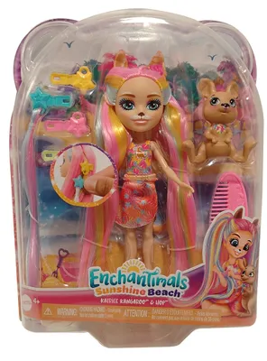 Produktbild von Enchantimals Sunshine Beach HTJ70, Modepuppe, Weiblich, 4 Jahr(e), Mädchen, 162 mm, Mehrfarbig
