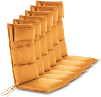 Produktbild von Aspero 6 Premium Hochlehner Stuhlauflagen