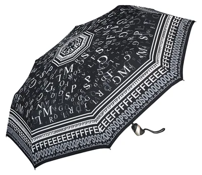 Produktbild von Happy Rain Selection Easymatic Ultra Light Auf-Automatik Taschenschirm letters