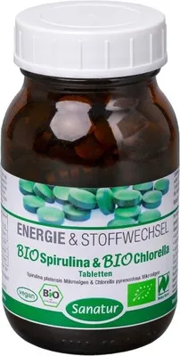 Zdjęcie produktu dla BioSpirulina i BioChlorella 2 w 1, 500 sztuk TAB