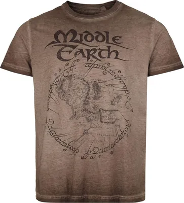 Produktbild von Der Herr der Ringe T-Shirt Herren Middle Earth hellbraun XL