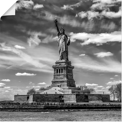 Produktbild von ARTland Poster New York City Freiheitsstatue Größe: 30x30 cm