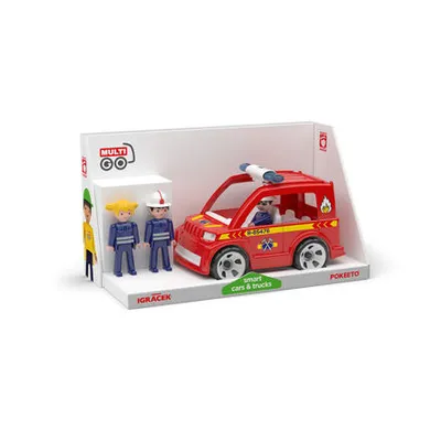 Obrázek produktu pro Efko Efko iGráček Multigo Trio Fire Set Auto Firefighting + 3 figurky s příslušenstvím