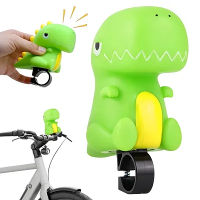 Image de Sonnette de vélo en forme de dinosaure pour enfants