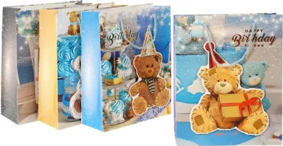 Produktbild von Geschenktüte 32 x 26 x 10 cm MIX – ADAR