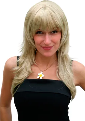Produktbild von WIG ME UP Blonde Perücke, gestuft, Pony 2600-234
