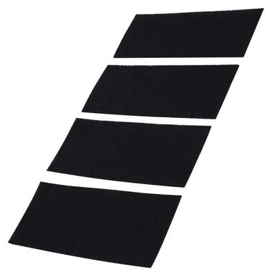 Produktbild von Aktivkohlefilter-Matte - Universal Filtervlies für Dunstabzugshauben - 4er Set - 24,3 x 10,5 cm