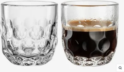 Obrázok produktu pre LEONARDO GOCCE, Priehľadná, Sklo, Kolo, 2 kusov, 60 ml, 50 mm