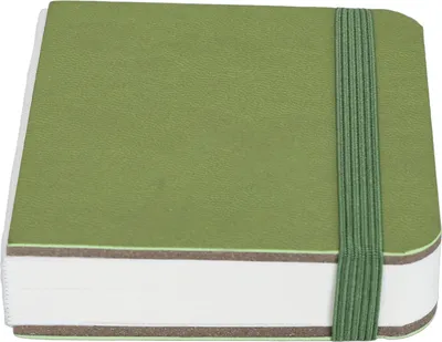 Productafbeelding van 30 bladzijden aquarelpapier, schetsboek, draagbaar, klein aquareldagboek, 300 g/m² wit papier, notitieboek voor schetsen, tekenen, doodles en schrijven, groen