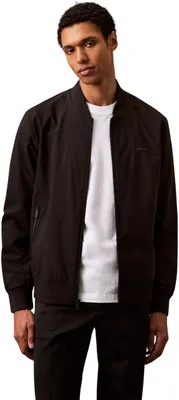 Produktbild von Calvin Klein Herren Bomberjacke Matte mit Reißverschluss, Schwarz (Black), XS