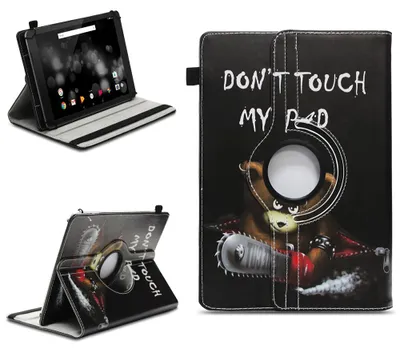 Produktbild von Tablet Tasche für Doogee T20 T20S T20E Hülle Schutzhülle 360 Grad Drehbar CaseFarben:Motiv 12