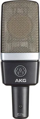 Obrázek produktu pro AKG C214, Studiový mikrofon, 20 - 20000 Hz, 1000 ohm, Kardioidní, Kabel, XLR-3