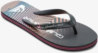 Produktbild von Quiksilver Molokai Wordblock Flops – Schwarz – 42