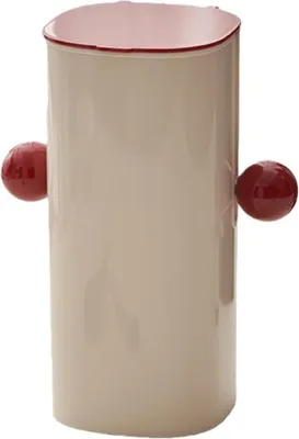 Produktbild von INF Automatischer, staubdichter Make-up-Pinselhalter Organizer für Kosmetik Rot