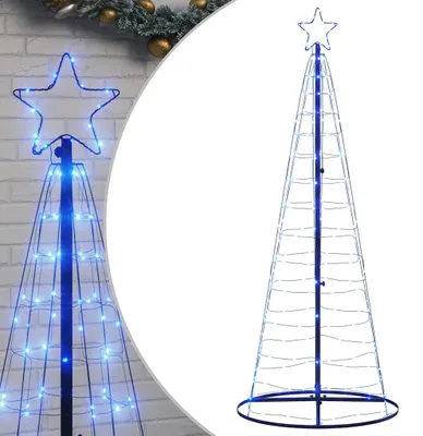 Immagine prodotto di vidaXL Albero di Natale a LED 200 LED blu 180 cm