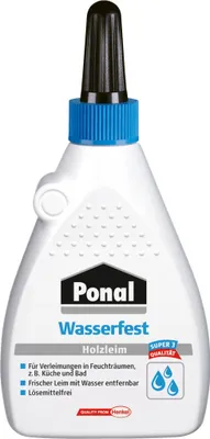 Produktbild von Holzleim Wasserfest/Super 3 120g EN 204: D3 Flasche PONAL