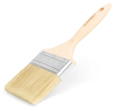 Productafbeelding van Pinsel, 4 inch (100 mm) – Houten handgreep – Platte penseel voor muren, hekken en primer – Geschikt voor watergedragen en oplosmiddelgedragen verf [11193F]