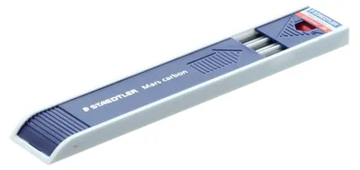 Produktbild von Staedtler Mars Carbon, 2H, Grau, 2 mm, 13 cm, All common lead holders 2 mm, e.g. Mars 780 C, Box