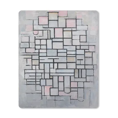 Produktbild von MuchoWow® Mauspad Mousepad Komposition 6 - Piet Mondrian 40x60 cm - Mousepads - Maus Mat - Pad - Mausunterlage - Schreibtisch Accesoire