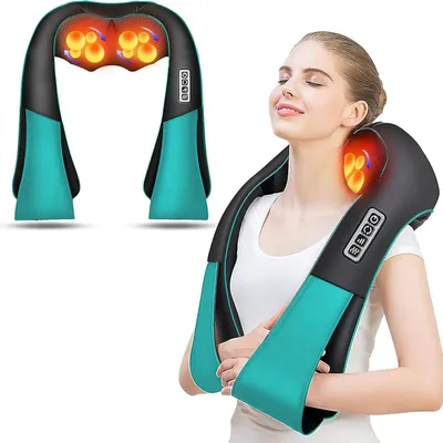 Produktbild von Nackenmassagegerät, Massagegerät, Rückenmassagegerät, Shiatsu Massage, Rücken, ganzer Körper, 3D Deep Massage, Schmerzlinderung