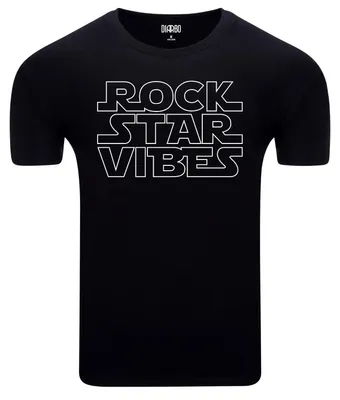 Produktbild von Diarbo Herren T-Shirt mit Rockfan Druck in Schwarz Gr.M