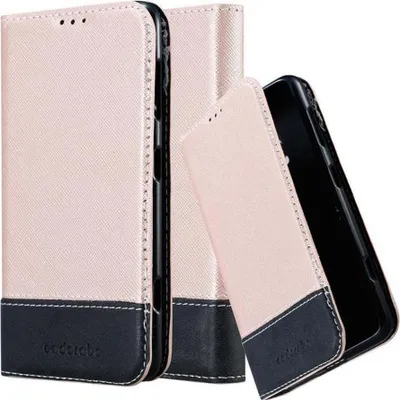 Produktbild von Cadorabo Hülle für Nokia Lumia 625 Schutzhülle in Rosa SHandyhülle Book Case Etui Kunstleder