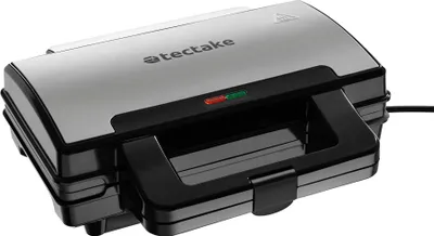 Produktbild von Sandwichmaker SK1000W, antihaftbeschichtet, hitzebeständig - silber