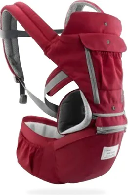 Produktbild von Ergonomische Babytrage Infant Kid Baby Sling Vorderseite mit Blick auf Kangaroo Baby Wrap Carrier für Babyreisen 0-36 Monate (Farbe: Rot)