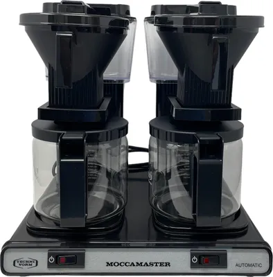 Produktbild von Moccamaster KBG744 Filter Kaffee Maschine Glas, 2 x 1.25l schwarz