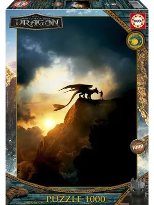Produktbild von EDUCA Puzzle Wie trainiere ich einen Drachen 1000 dlks