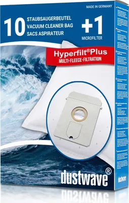 Produktbild von Dustwave® 10 Staubsaugerbeutel für AEG Vampyr 761 i Electronic - hocheffizient, mehrlagiges Mikrovlies mit Hygieneverschluss -  Germany