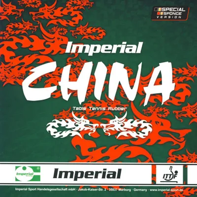 Produktbild von IMPERIAL China Special Sponge (1.5 mm - rot) | Tischtennisbelag