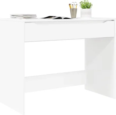 Obrázok produktu pre vidaXL Stôl s vysokým leskom biely 100 x 50 x 78 cm materiál na báze dreva