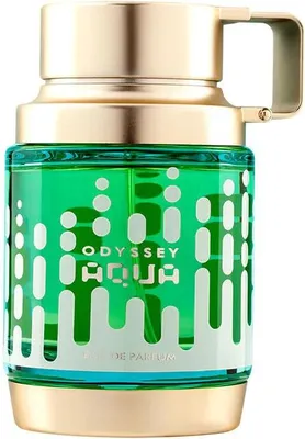 A product shot of a bottle of perfume.