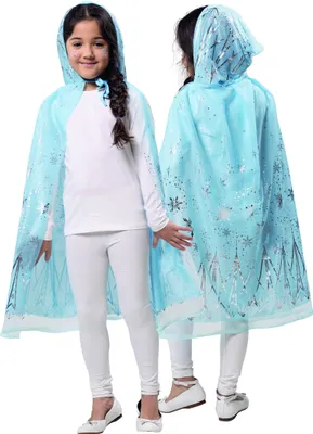 Produktbild von Prinzessinnencape mit Kapuze blau