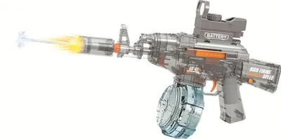 Image de Pistolet à eau électrique AK47 avec laser – Remplissage automatique – Réservoir de 500 ml – Rechargeable