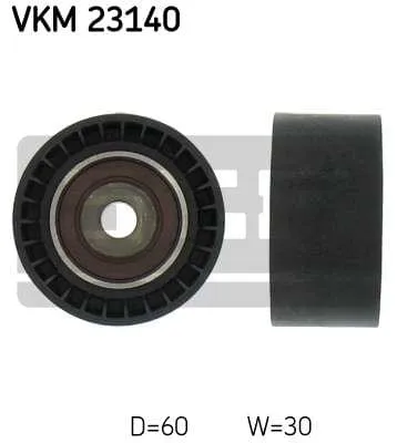Produktbild von SKF VKM 23140 Umlenkrolle Zahnriemen für FORD Fiesta Mk6 Schrägheck (JA8, JR8) Fiesta Mk5 Schrägheck (JH1, JD1, JH3, JD3) Focus II Schrägheck