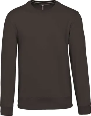 Produktbild von Kariban Herren Sweatshirt Pullover Sweat Pulli Langarmshirt Sweatjacke, Größe:L, Farbe:Dark Grau