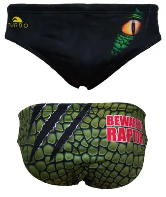 Produktbild von Turbo Badehose Herren Männer Raptor komplett gefüttert und blickdicht, Größe:5